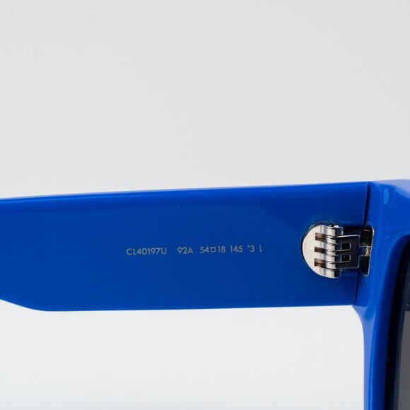 Celine MONOCHROMS Women Sunglasses Blue Grey Cat Eye CL40197U 92A BRAND NEW - Picture 8 of 10